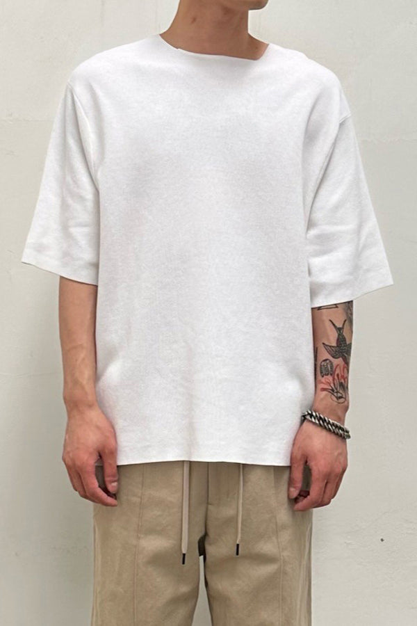 DEVOA white T-shirt KTS-CSL1